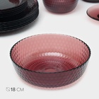 Столовый сервиз Luminarc «Идиллия», 43 предмета, стекло, лилак - Фото 7