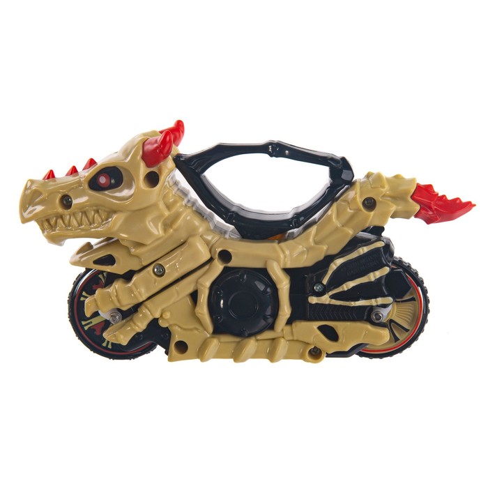 Мотоцикл Мотофайтеры «Костяной дракон», с волчком - Фото 1