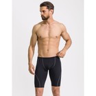 Плавки-шорты мужские спортивные Atemi TSAP01BK, антихлор, цвет черный, размер 56 - Фото 2