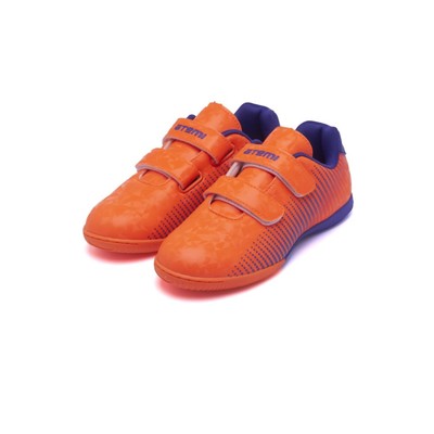 Бутсы футбольные Atemi SBA-006 INDOOR KIDS, цвет  оранжевый/ фиолетовый, размер 34