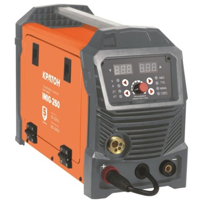 Полуавтомат сварочный Кратон IMIG-250, 7.5 кВт, 30-220 А, d=1.6-4/0.6-1 мм, ПВ 70 %