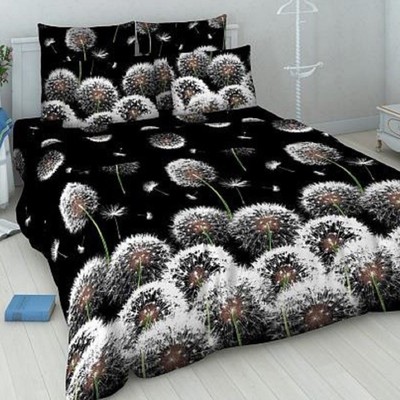 Постельное бельё 1.5-спальное «Василиса., белый одуванчик», бязь