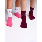 Носки для девочки, размер 25-27, 2 пары - фото 109993956