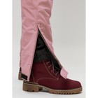 Брюки горнолыжные женские, размер 50, цвет розовый - Фото 9