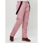 Брюки горнолыжные женские, размер 52, цвет розовый - Фото 6