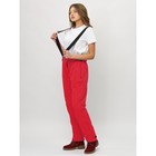 Брюки горнолыжные женские, размер 54, цвет красный - Фото 10