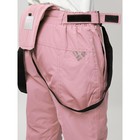 Брюки горнолыжные женские, размер 54, цвет розовый - Фото 8