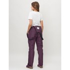 Брюки горнолыжные женские, размер 58, цвет тёмно-фиолетовый - Фото 4