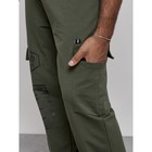 Джоггеры мужские, размер 54, цвет хаки - Фото 14