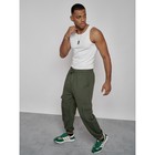 Джоггеры мужские, размер 54, цвет хаки - Фото 19