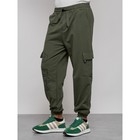 Джоггеры мужские, размер 54, цвет хаки - Фото 10