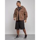 Куртка джинсовая мужская, размер 48, цвет коричневый - Фото 2