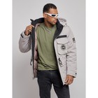 Куртка зимняя мужская, размер 50, цвет серый - Фото 12