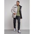 Куртка зимняя мужская, размер 50, цвет серый - Фото 16