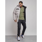 Куртка зимняя мужская, размер 50, цвет серый - Фото 18