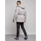 Куртка зимняя мужская, размер 50, цвет серый - Фото 3