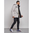 Куртка зимняя мужская, размер 50, цвет серый - Фото 8