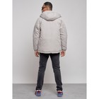 Куртка зимняя мужская, размер 52, цвет серый - Фото 4