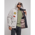 Куртка зимняя мужская, размер 52, цвет серый - Фото 5
