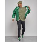 Куртка из экокожи мужская, размер 48, цвет зелёный - Фото 13