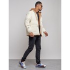 Куртка плюшевая мужская, размер 48, цвет бежевый - Фото 3