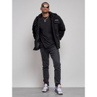 Куртка плюшевая мужская, размер 52, цвет чёрный - Фото 13