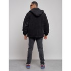 Куртка плюшевая мужская, размер 52, цвет чёрный - Фото 4
