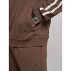 Спортивный костюм мужской, размер 48, цвет коричневый - Фото 8