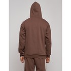 Спортивный костюм мужской, размер 50, цвет коричневый - Фото 22