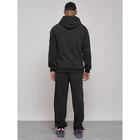 Спортивный костюм мужской, размер 50, цвет чёрный - Фото 4