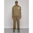 Спортивный костюм мужской, размер 52, цвет хаки - Фото 1