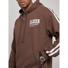 Спортивный костюм мужской, размер 54, цвет коричневый - Фото 8