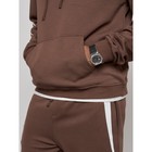 Спортивный костюм мужской, размер 56, цвет коричневый - Фото 13
