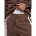 Спортивный костюм мужской, размер 56, цвет коричневый - Фото 15