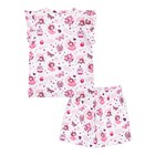 Пижама для девочки PlayToday: футболка и шорты, рост 122 см - фото 27805310