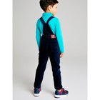 Полукомбинезон джинсовый для мальчика, рост 122 см - Фото 3