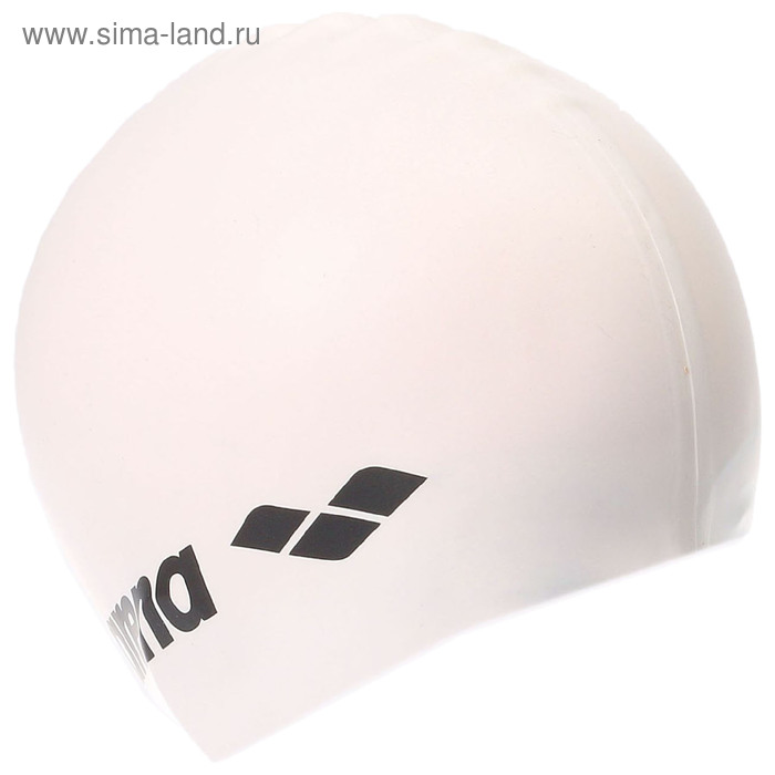 Шапочка для плавания ARENA Classic Silicone, безразмерная, цвет белый - Фото 1