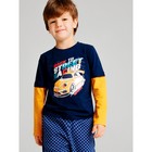 Лонгслив для мальчика PlayToday, рост 122 см - фото 27805323