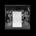 Набор пуговиц, 2 прокола, d = 11 мм, 25 шт, цвет прозрачный - фото 39824364