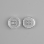 Набор пуговиц, 4 прокола, d = 11 мм, 25 шт, цвет прозрачный - фото 24361212