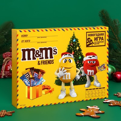 Новогодний набор, M&M`s "Посылка большая" 577 г