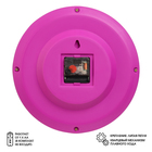 Часы настенные, d-28 см, интерьерные, "Лаванда", бесшумные, сиреневый обод - фото 23831756