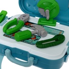 Набор детских инструментов в чемодане «Мастерёнок», 24 элемента - фото 3919187