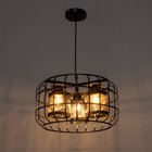 Светильник 2758/3 E27 40Вт черный 42х42х23-123 см - фото 24526113