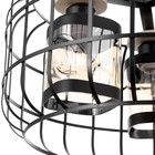 Светильник 2758/3 E27 40Вт черный 42х42х23-123 см - фото 24526115