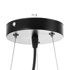 Светильник 2758/3 E27 40Вт черный 42х42х23-123 см - фото 24526116