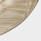 Салфетка сервировочная Доляна «Фэйви», 38×38 см, цвет золото - Фото 4