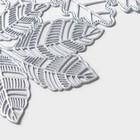 Салфетка сервировочная Доляна Ashberry, 38×38 см, цвет серебро - Фото 4