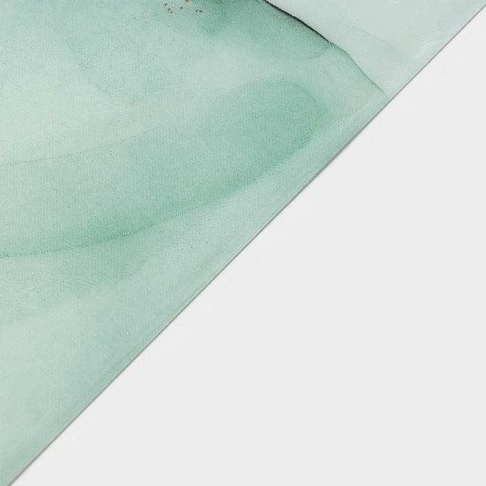 Набор салфеток сервировочных Доляна «Мрамор», 4 шт, 30×45 см, цвет бирюзовый