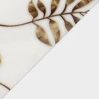 Набор салфеток сервировочных Доляна «Кейли», 4 шт, 30×45 см, цвет белый с золотом - фото 4404290